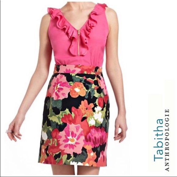 Anthropology Tabitha 2 Great Eacapes  pink dress - Picture 2 of 16